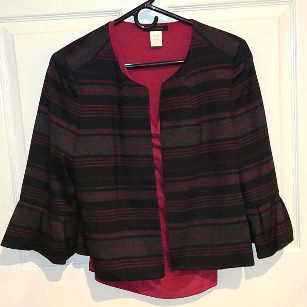 Nine west suit coat and blouse